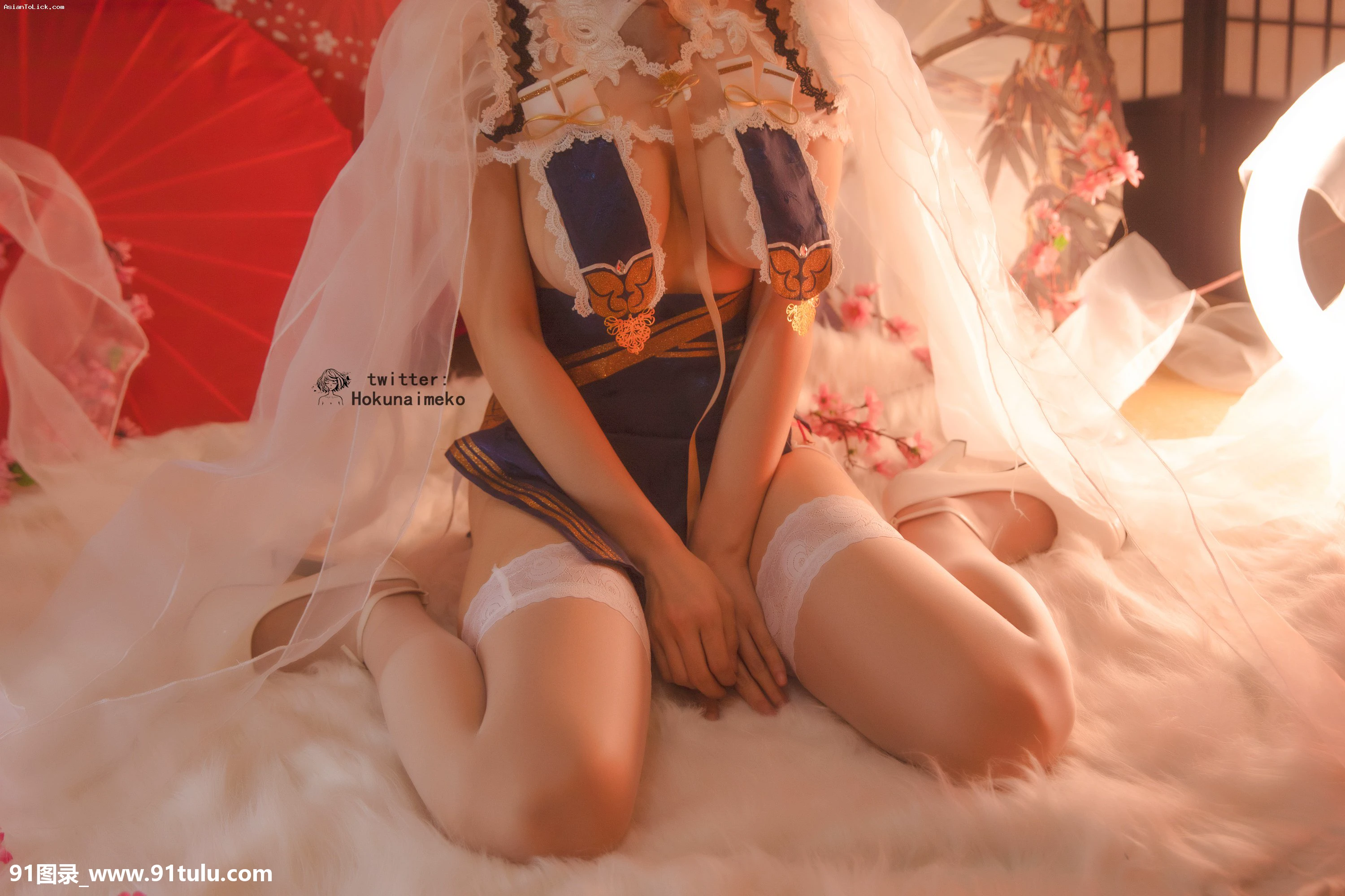 Azure Lane Cosplay   Hokunaimeko アズールレーン·シリアス [45P][制服 下着 全裸]